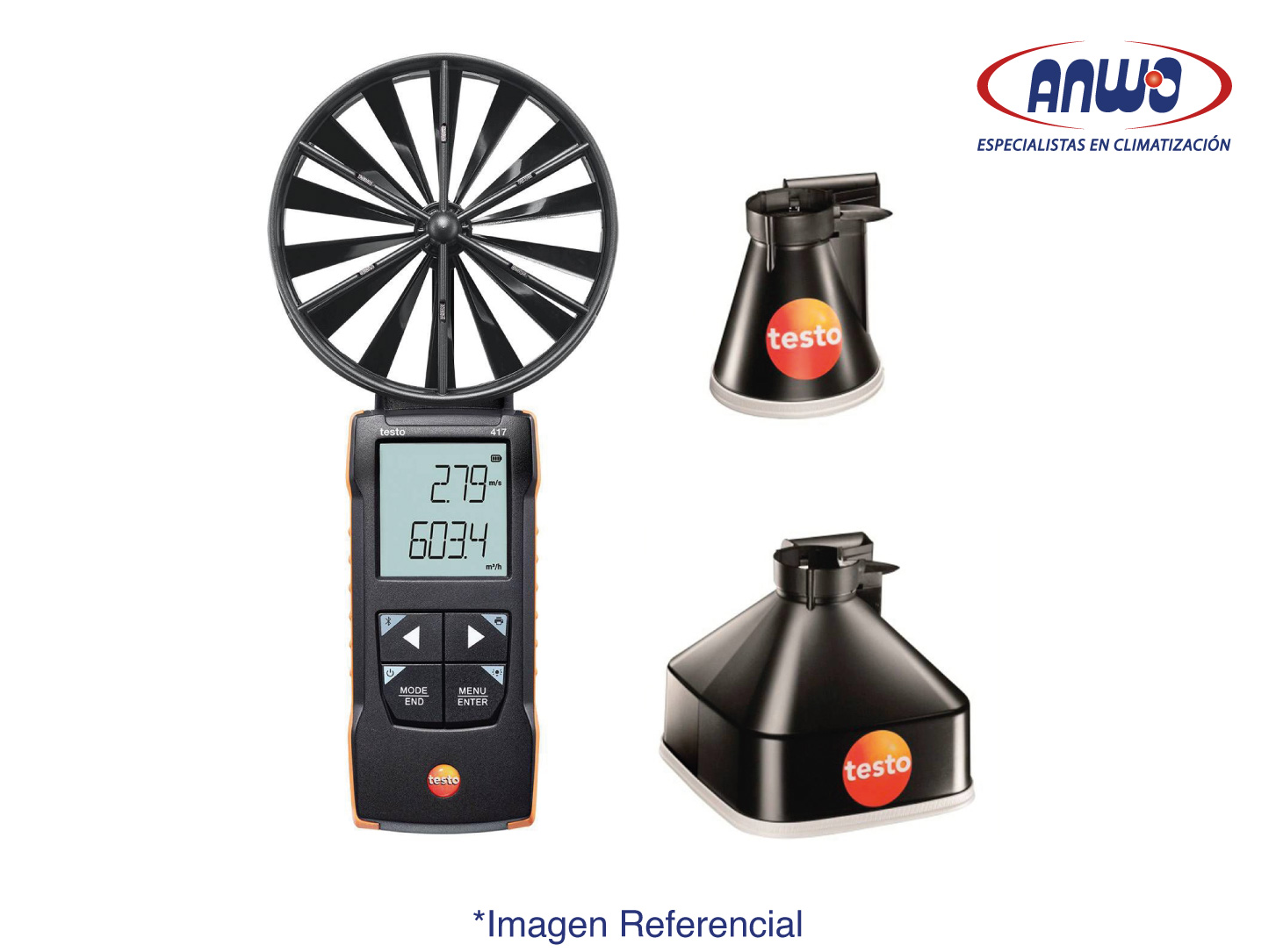 ANEMOMETRO MOLINETE TESTO 417 KIT 1 CON CONEXIÓN APP